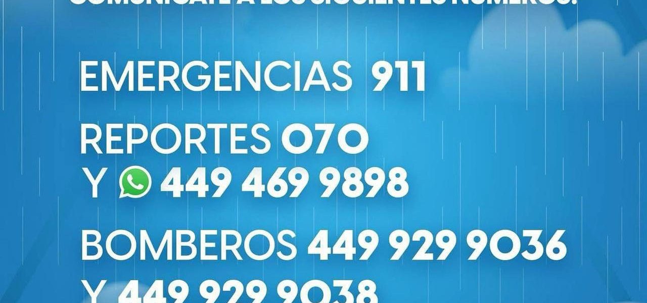 ⚠️TE COMPARTO LOS SIGUIENTES NÚMEROS DE EMERGENCIA ⚠️