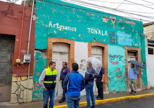 INTENSIFICAN SUPERVISIÓN DE FINCAS ANTIGUAS PARA EVITAR RIESGOS EN TEMPORADA DE LLUVIAS