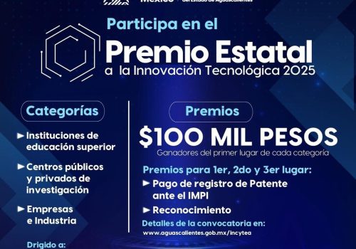 ¡Participa en el Premio Estatal a la Innovación Tecnológica 2025! 🤖 🤏🏻