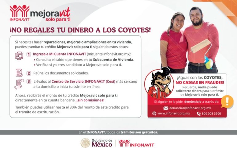 INFONAVIT TE PRESTA HASTA 163 MIL PESOS PARA MEJORAR TU CASA