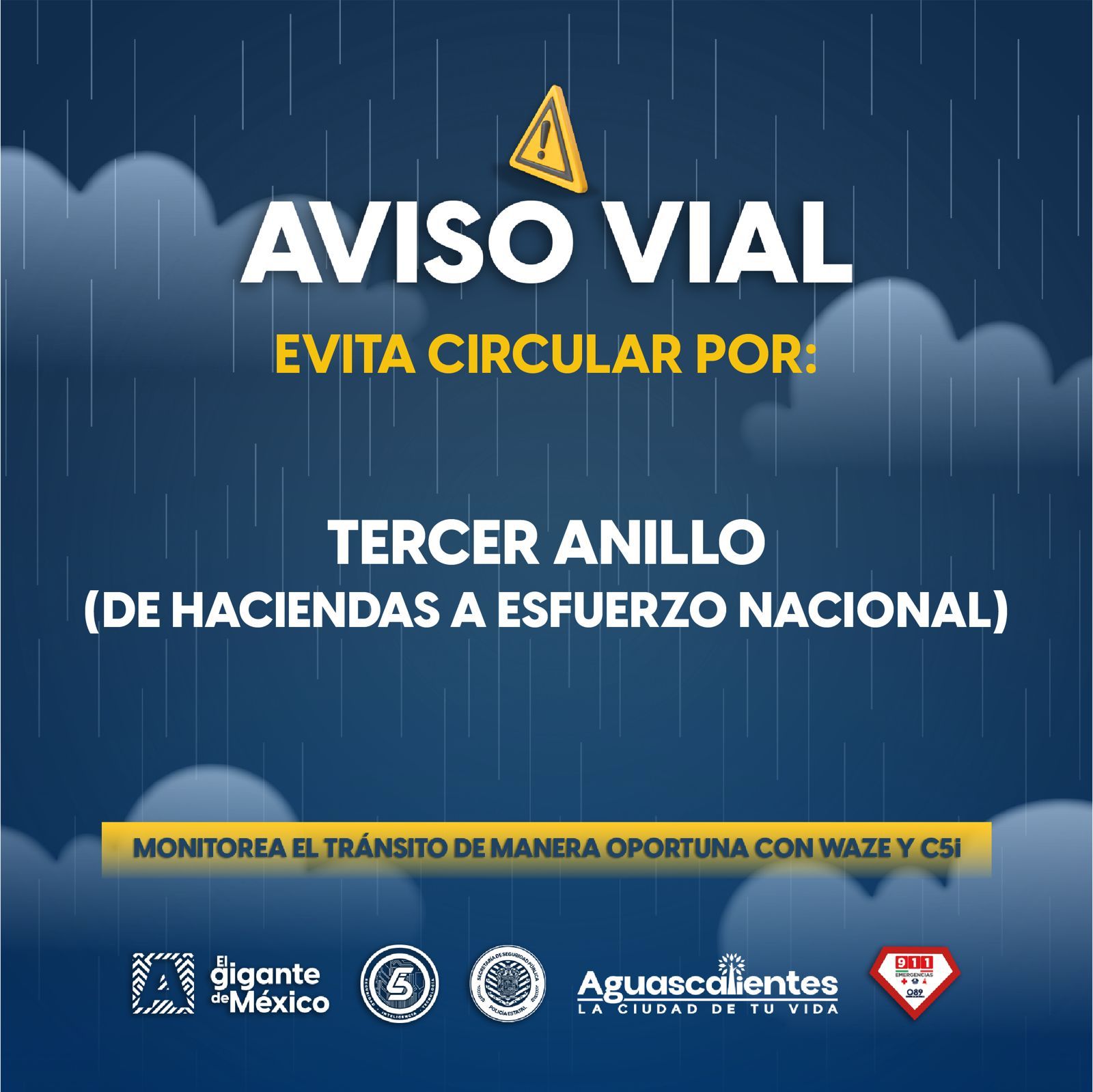 ⚠️ AVISO VIAL ⚠️