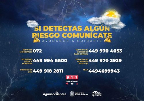 🌧️ Recuerda que es importante mantenernos alerta. Si detectas algún riesgo en la vía pública, ¡repórtalo de inmediato! ⚠️