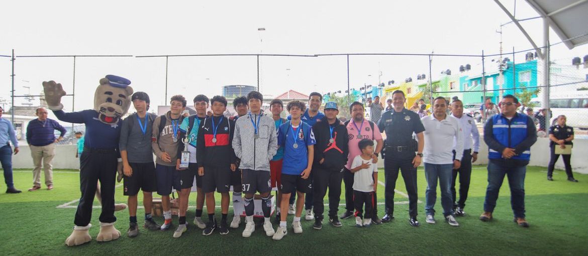 CLAUSURA LEO MONTAÑEZ PRIMER TORNEO FÚTBOL 7 “MÁS RETAS MENOS RIÑAS” EN PARQUE CULTURA YUMANA