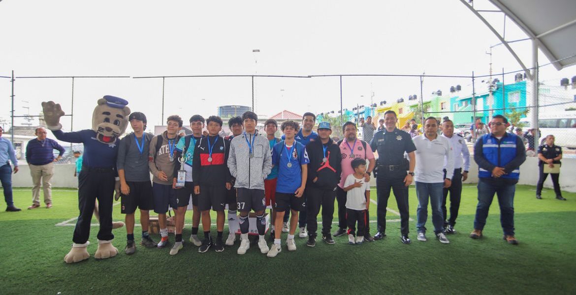 CLAUSURA LEO MONTAÑEZ PRIMER TORNEO FÚTBOL 7 “MÁS RETAS MENOS RIÑAS” EN PARQUE CULTURA YUMANA