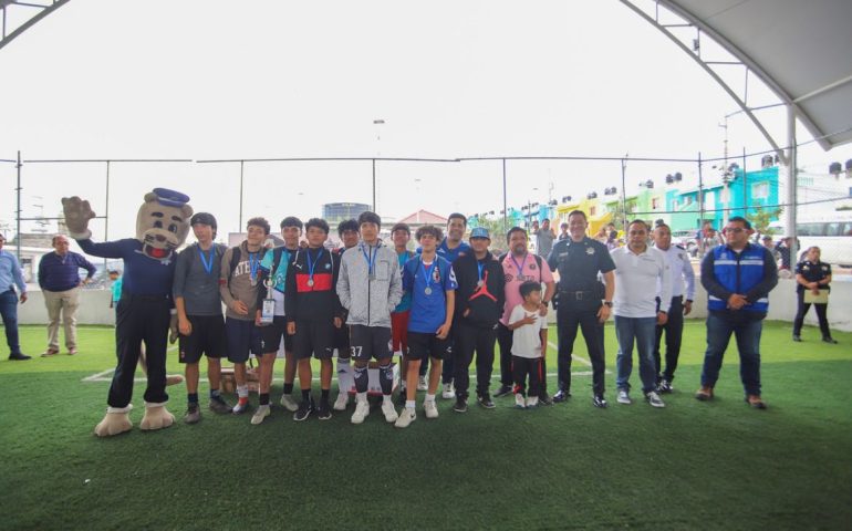 CLAUSURA LEO MONTAÑEZ PRIMER TORNEO FÚTBOL 7 “MÁS RETAS MENOS RIÑAS” EN PARQUE CULTURA YUMANA