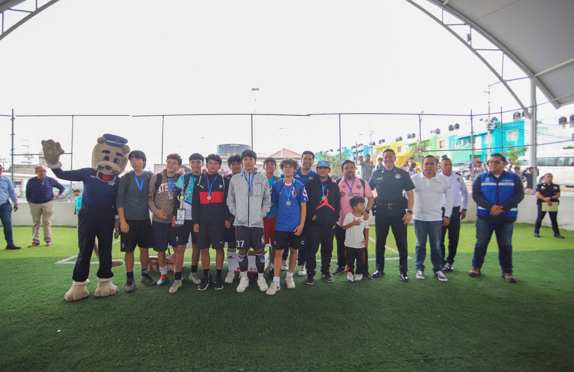 CLAUSURA LEO MONTAÑEZ PRIMER TORNEO FÚTBOL 7 “MÁS RETAS MENOS RIÑAS” EN PARQUE CULTURA YUMANA