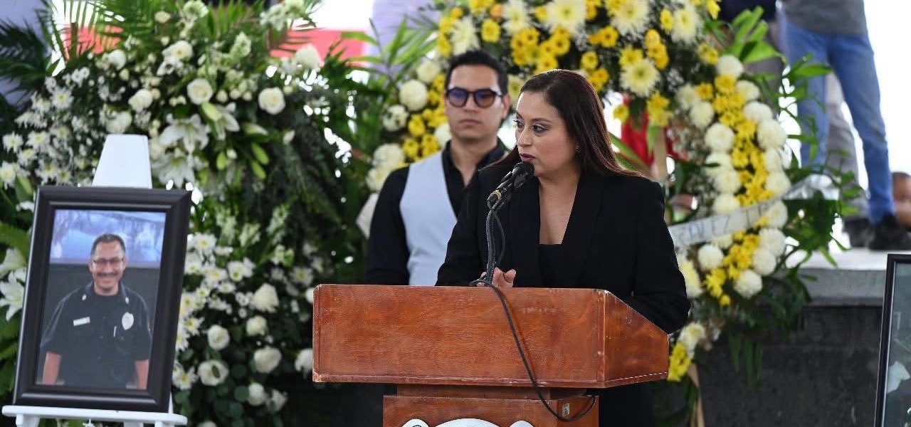 Homenaje póstumo del Comandante Miguel Sánchez López.