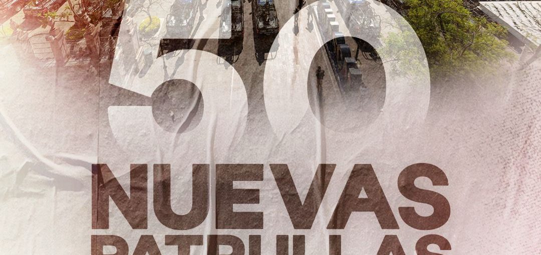 Con más patrullas fortalecemos la seguridad de las familias de Aguascalientes.