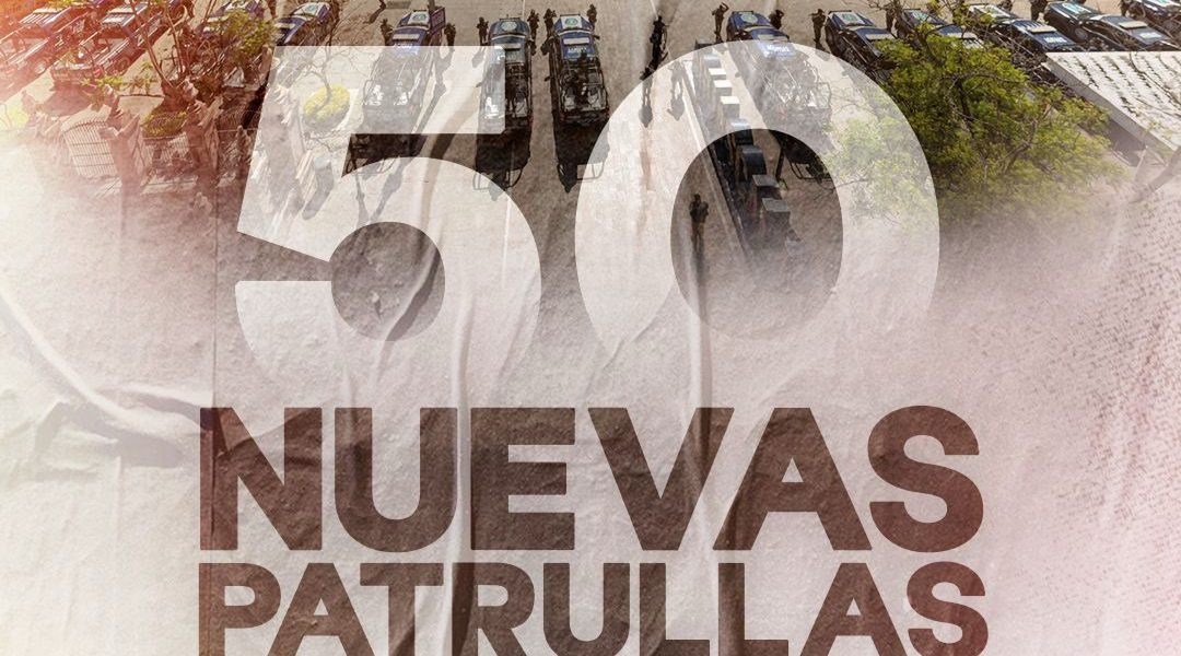 Con más patrullas fortalecemos la seguridad de las familias de Aguascalientes.