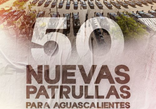 Con más patrullas fortalecemos la seguridad de las familias de Aguascalientes.