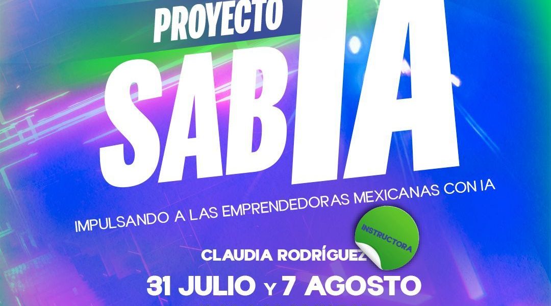 INVITA INSTITUTO DE CONVIVENCIA LÍNEA VERDE A TALLER DE INTELIGENCIA ARTIFICIAL PARA MUJERES EMPRENDEDORAS