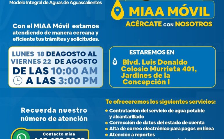 💧📢 Atención vecinos del fracc. Jardínes de la Concepción