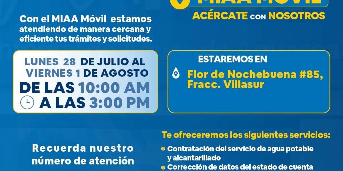 💧📢 Atención vecinos del fracc. Villasur 