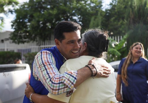 VISITA LEO MONTAÑEZ COMUNIDAD DE CAÑADA HONDA