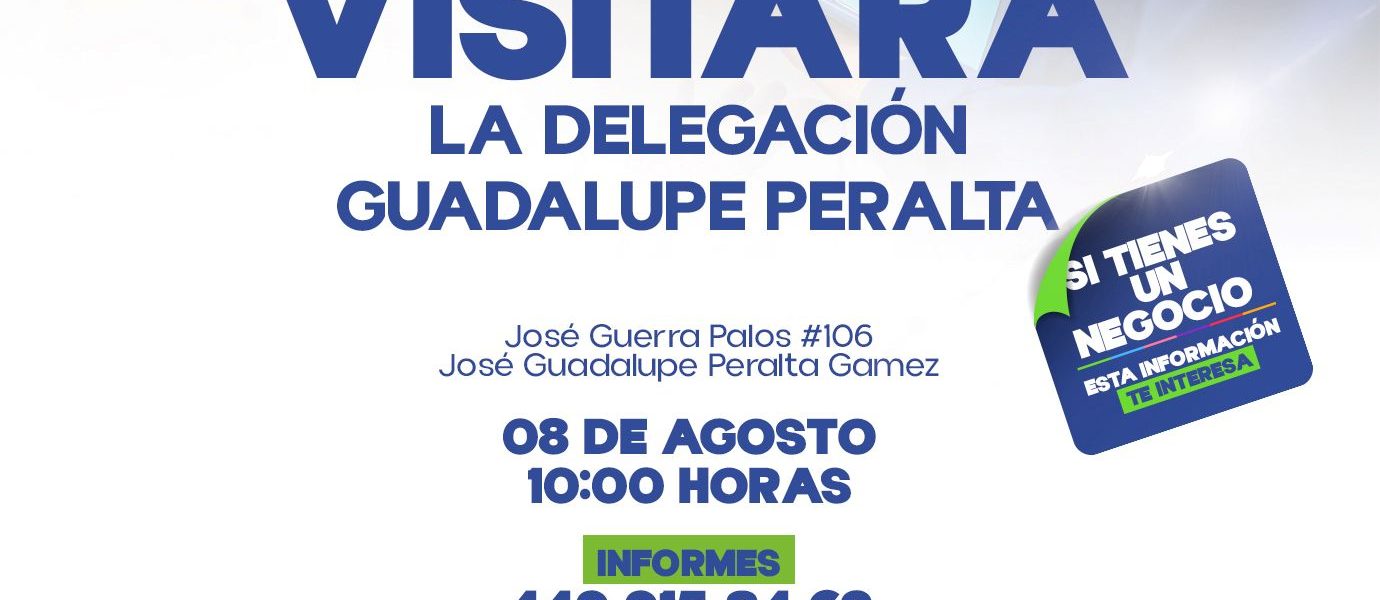 IMPARTIRÁN CURSOS DE REGULACIÓN SANITARIA EN LA DELEGACIÓN GUADALUPE PERALTA