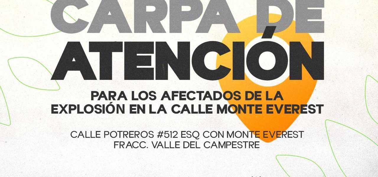 RECORRE LEO MONTAÑEZ ZONA AFECTADA POR LA EXPLOSIÓN EN EL FRACCIONAMIENTO VALLE DEL CAMPESTRE