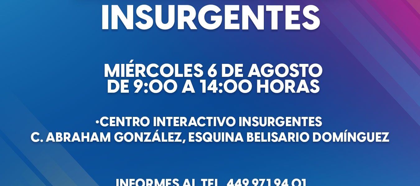 👜👩🏻‍💼Brigada de Empleo en Insurgentes este miércoles.
