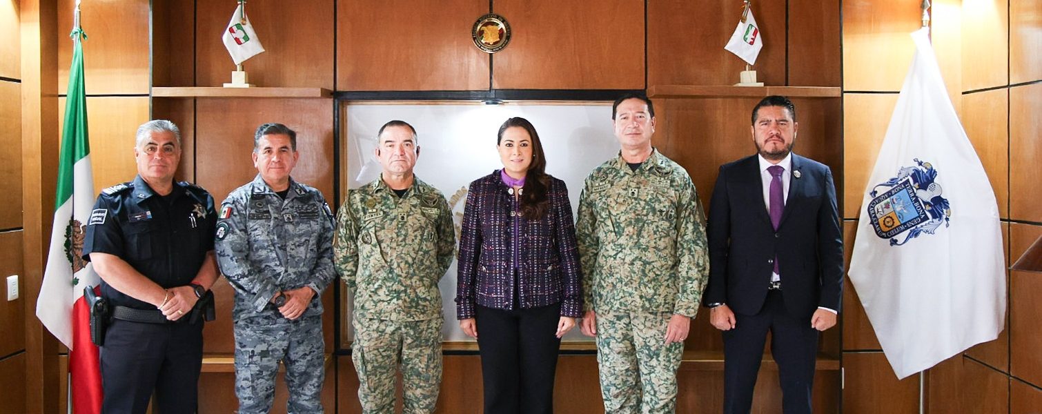 TERE JIMÉNEZ SE REÚNE CON NUEVO COMANDANTE DE LA V REGIÓN MILITAR PARA REFORZAR SEGURIDAD EN LA ZONA CENTRO-OCCIDENTE
