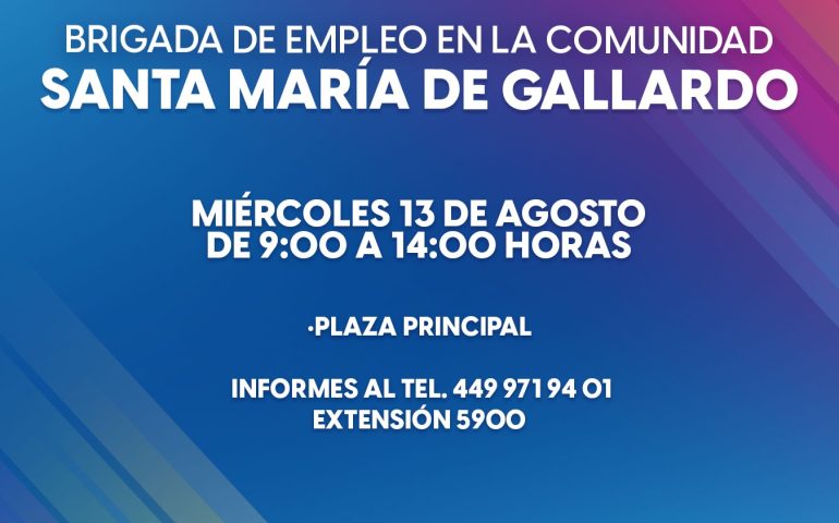 ¿Buscas trabajo?