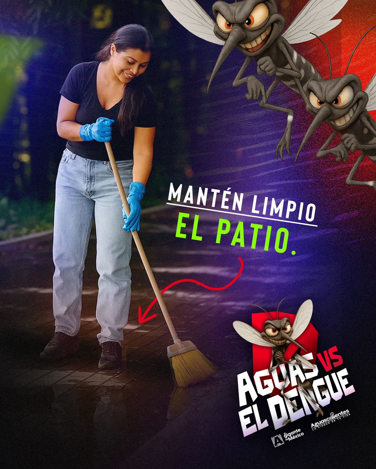 Desde casa podemos hacer la diferencia y prevenir el dengue.