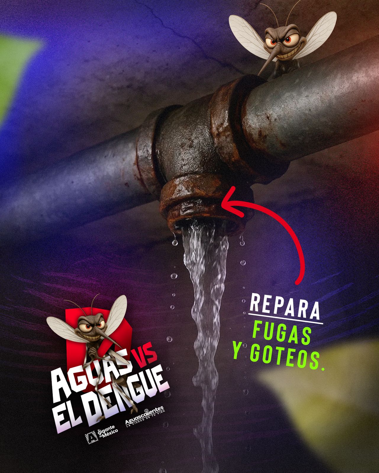 Desde casa podemos hacer la diferencia y prevenir el dengue.