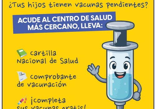 💉👦🏻 Si les faltan vacunas a tus hijas e hijos, llévalos al Centro de Salud más cercano, ahí podrás completar su esquema de vacunación. ¡Es gratis!