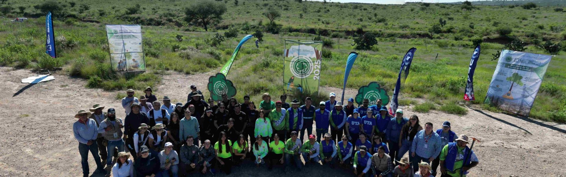 REALIZA MUNICIPIO MEGA REFORESTACIÓN EN EL ÁREA NATURAL PROTEGIDA BOSQUE DE COBOS