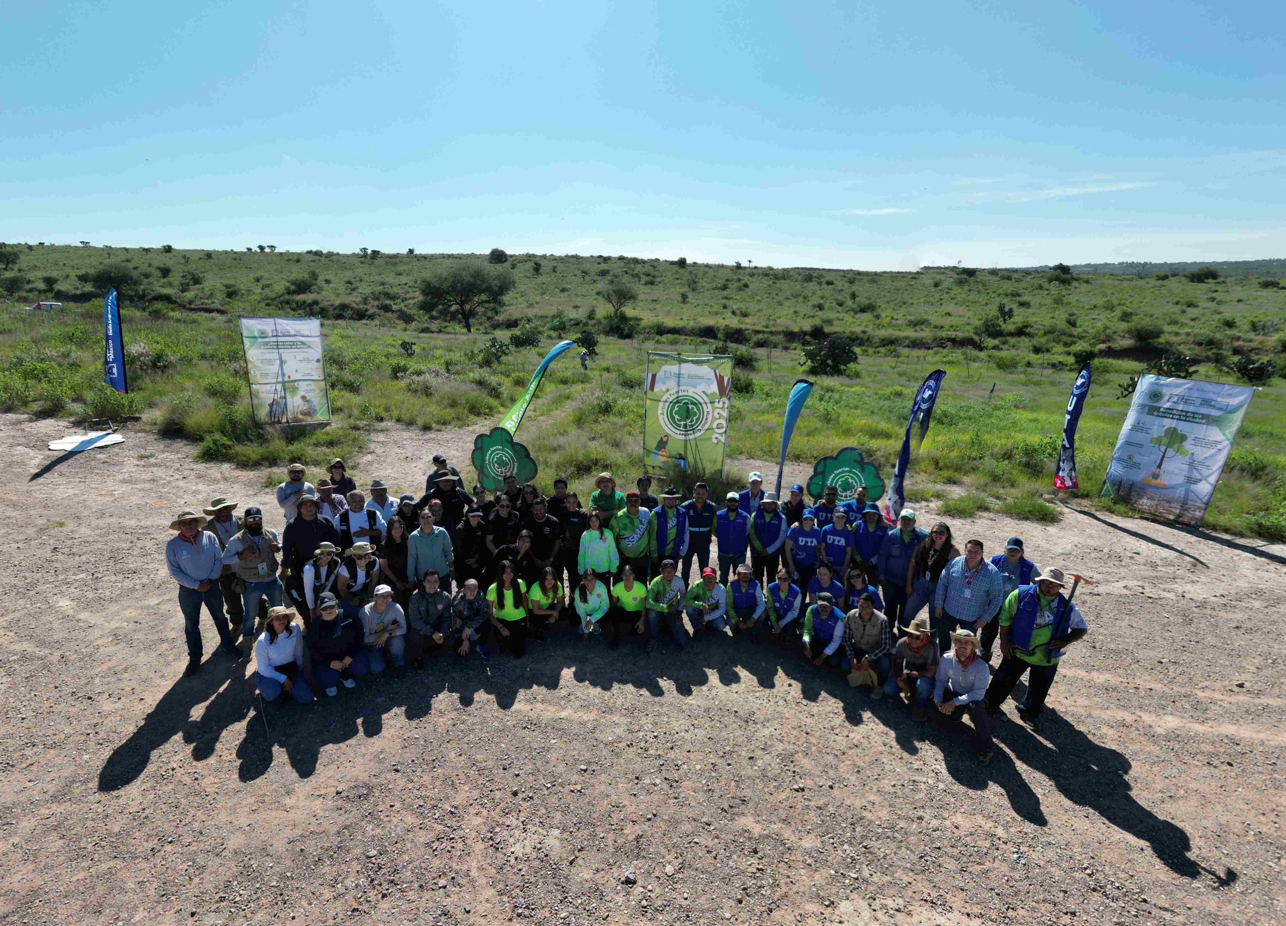 REALIZA MUNICIPIO MEGA REFORESTACIÓN EN EL ÁREA NATURAL PROTEGIDA BOSQUE DE COBOS