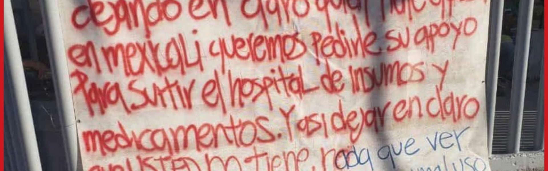 🔥 #Mexicali toca fondo 🔥 ¡Cuando la gente le pide medicinas al narco porque el gobierno no responde!
