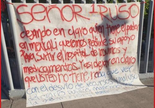🔥 #Mexicali toca fondo 🔥 ¡Cuando la gente le pide medicinas al narco porque el gobierno no responde!