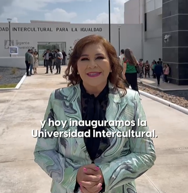 INAUGURA TERE JIMÉNEZ LA UNIVERSIDAD INTERCULTURAL PARA LA IGUALDAD, LA ÚNICA CON BECAS DEL CIEN POR CIENTO Y GUARDERÍA PARA NIÑOS Y ADULTOS MAYORES