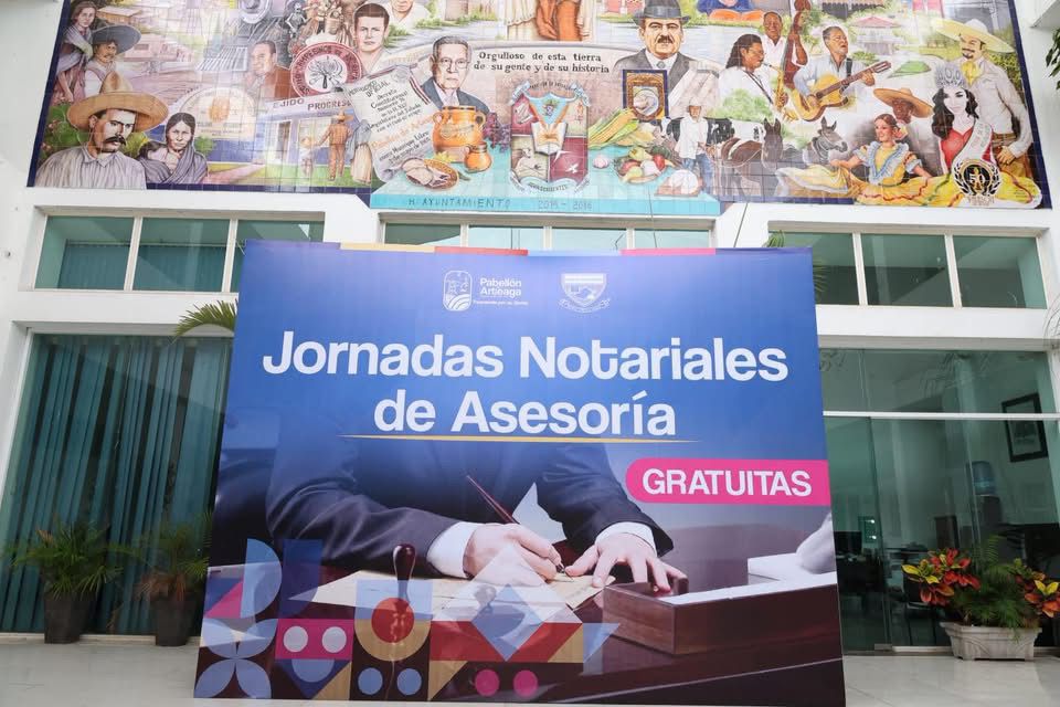 📑✍️ En la Presidencia Municipal de Pabellón de Arteaga se llevó a cabo la Jornada Notarial de Asesoría Gratuita, organizada en coordinación con el Colegio de Notarios del Estado de Aguascalientes y nuestro H. Ayuntamiento.
