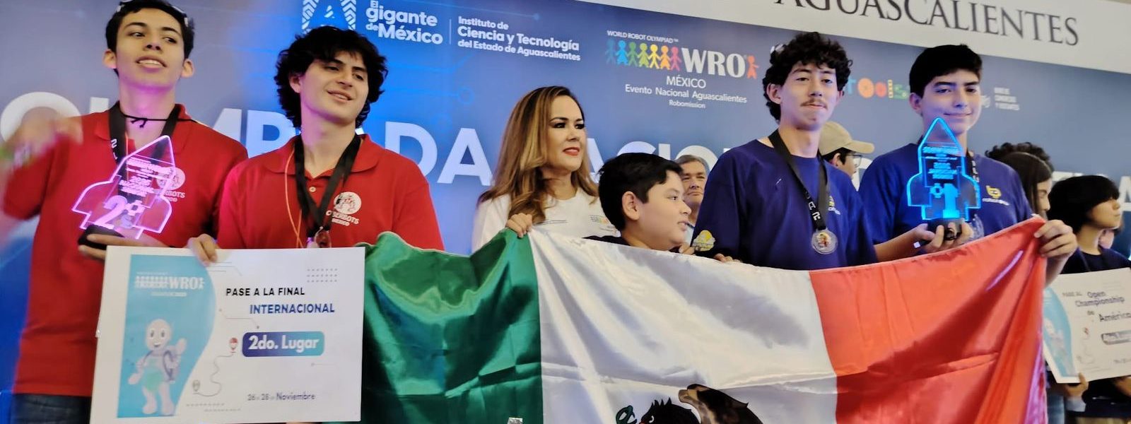 Aguascalientes representará a México en el WRO Open Championship de America y en el Internacional en Singapur
