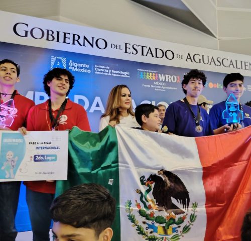 Aguascalientes representará a México en el WRO Open Championship de America y en el Internacional en Singapur