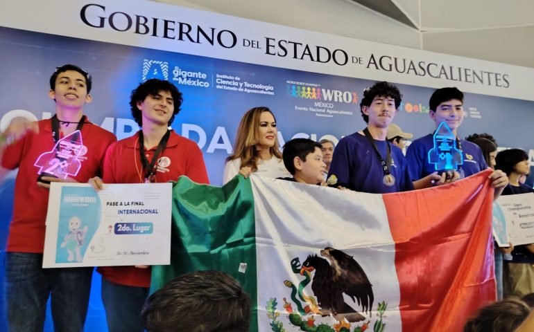 Aguascalientes representará a México en el WRO Open Championship de America y en el Internacional en Singapur