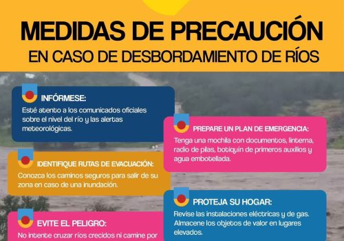 ⚠️🌊 Medidas de precaución en caso de desbordamiento de ríos