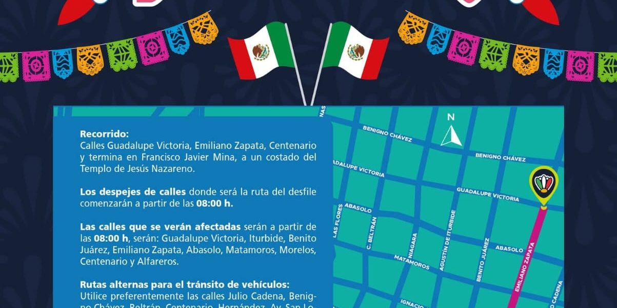 TODO LISTO EN JESÚS MARÍA PARA EL DESFILE DE INDEPENDENCIA