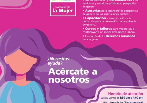 🙋🏻‍♀️La Instancia de la Mujer de Jesús María está para apoyarte.