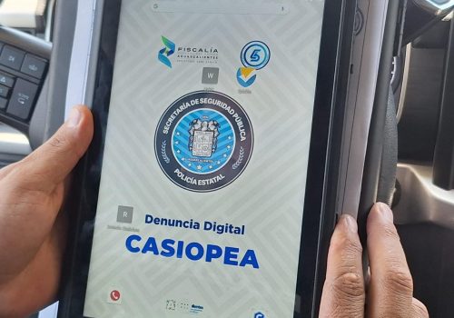 CASIOPEA PERMITE LEVANTAR DENUNCIAS EN TIEMPO REAL
