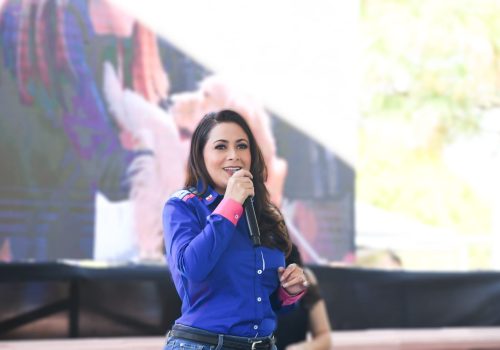 “EN AGUASCALIENTES LOS SUEÑOS SE CUMPLEN”; TERE JIMÉNEZ MANDA MENSAJE A NIÑAS Y NIÑOS DEL ESTADO EN LA GIRA DE SU TERCER INFORME