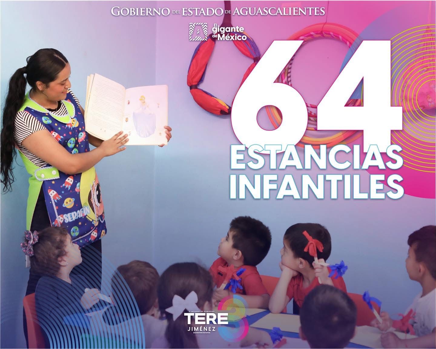 YA CONTAMOS CON 64 ESTANCIAS INFANTILES EN TODO EL ESTADO