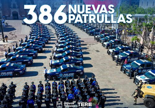 🚓🚨 Entregamos 386 nuevas unidades entre patrullas, motocicletas, razers, equipos tácticos blindados y más, con el objetivo de fortalecer la capacidad operativa y reforzar la seguridad en todo el estado.