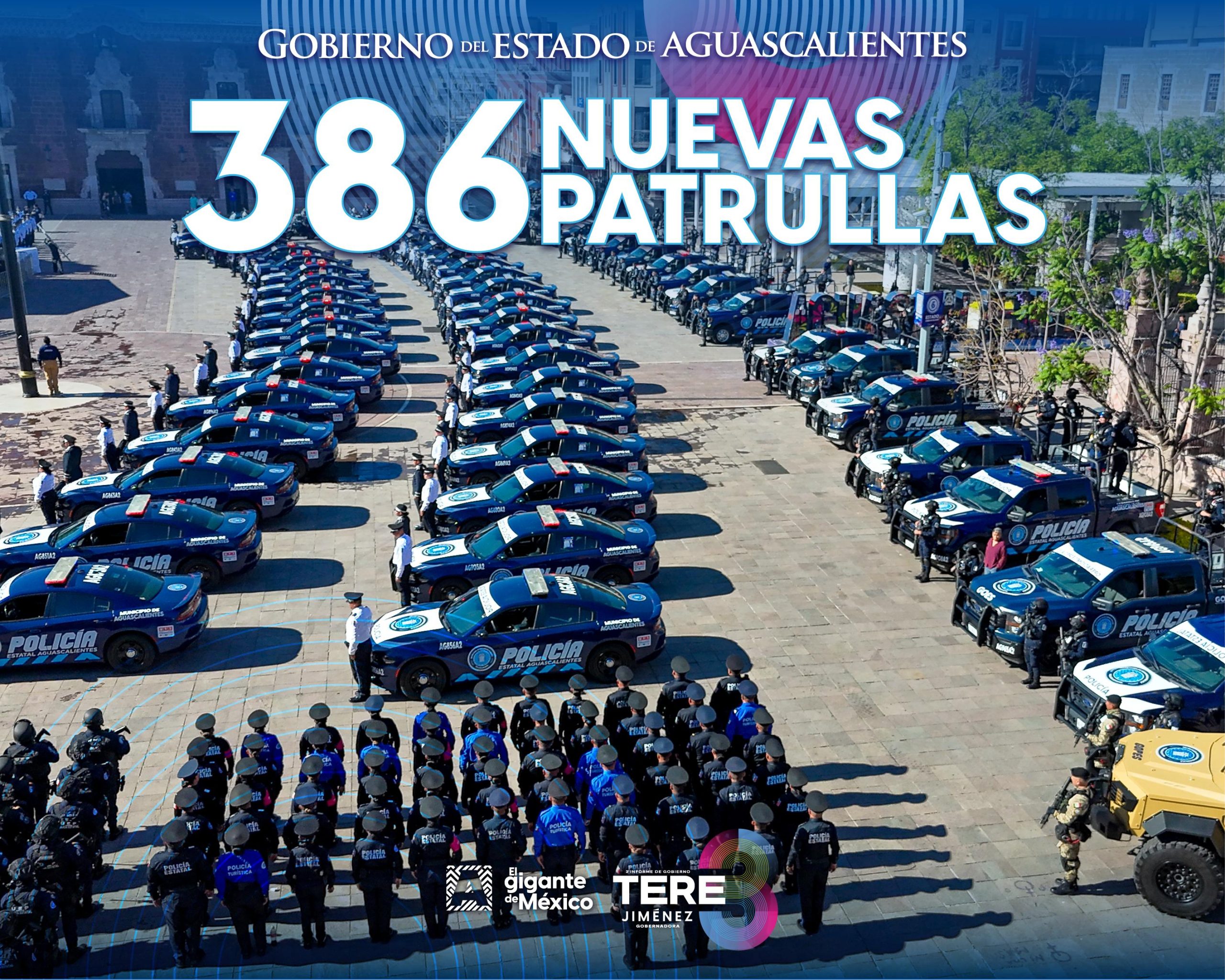 🚓🚨 Entregamos 386 nuevas unidades entre patrullas, motocicletas, razers, equipos tácticos blindados y más, con el objetivo de fortalecer la capacidad operativa y reforzar la seguridad en todo el estado.