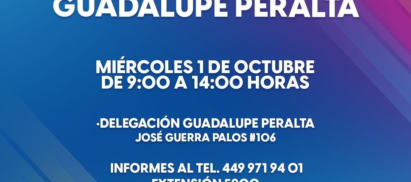 🤝💼 Brigada de Empleo este miércoles en el Fracc. Guadalupe Peralta