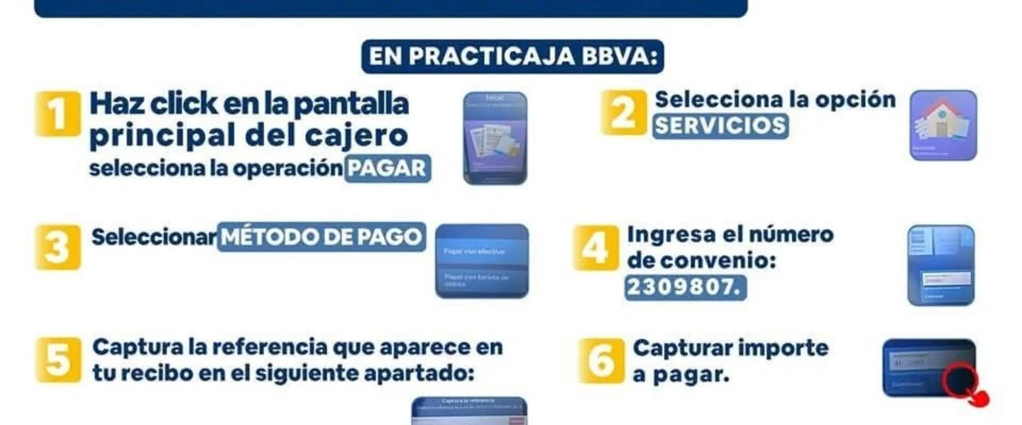 ES MUY SENCILLO REALIZAR EL PAGO DE TU ESTADO DE CUENTA MIAA EN PRACTICAJA DE BBVA