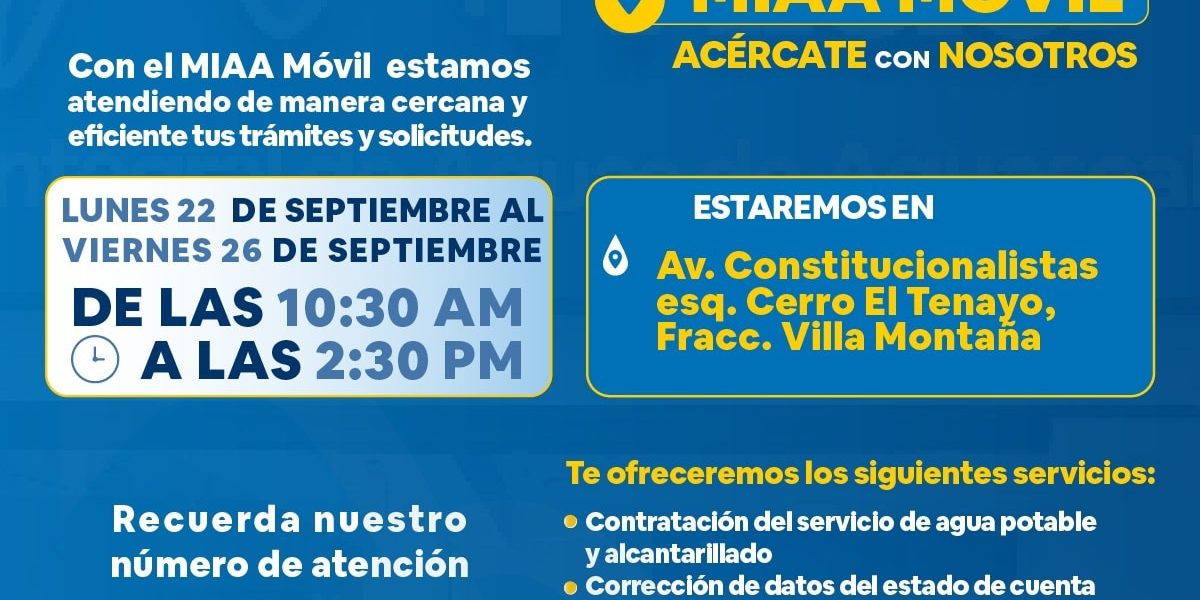 💧📢 Atención vecinos del fracc. Villa Montaña