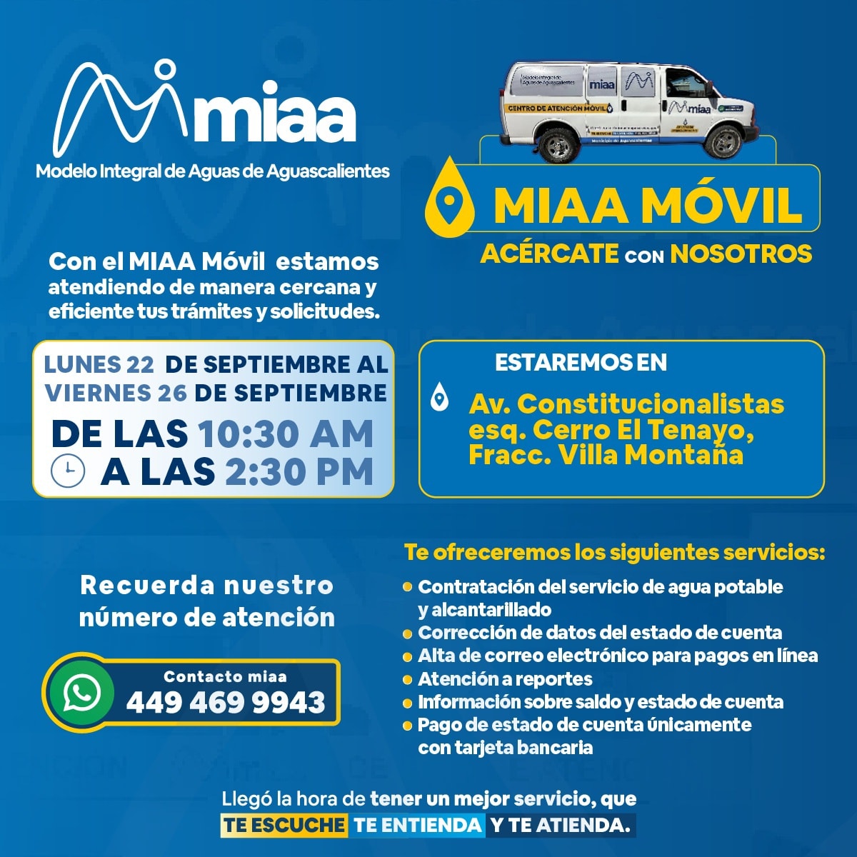 💧📢 Atención vecinos del fracc. Villa Montaña