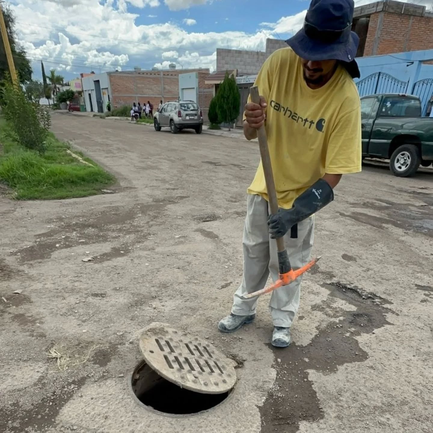 ✅🚛 Recorremos las diferentes zonas del municipio para corroborar que nuestras redes de  alcantarillado estén en buenas condiciones después de las lluvias que se han presentado desde hace algunas semanas 🚧🕳️🚧