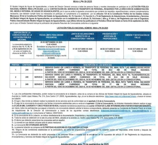 Te invitamos a participar en la siguientes convocatorias