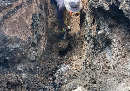 Iniciamos con los trabajos necesarios para la rehabilitación y saneamiento de la red de alcantarillado.